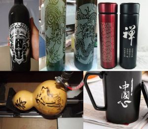 文山壮族苗族自治州广南县酒瓶葫芦工艺品激光雕刻机